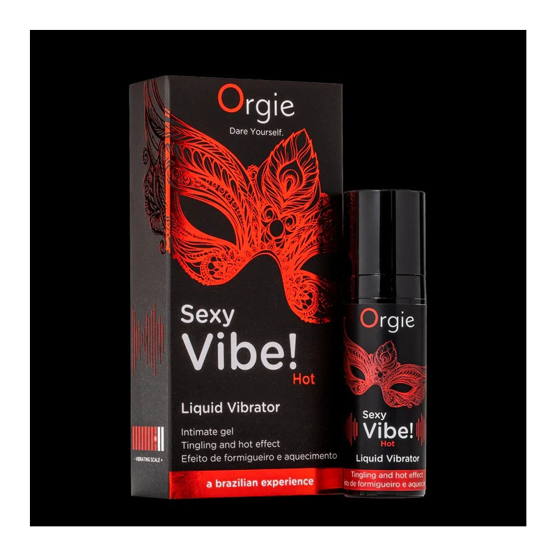 Varmende Gel – Orgie Sexy Vibe! Hot (Jordbær) fra Sadistenstoolbox