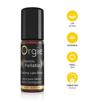 Lipgloss til Oralsex – Orgie Electric Fellatio fra Sadistenstoolbox