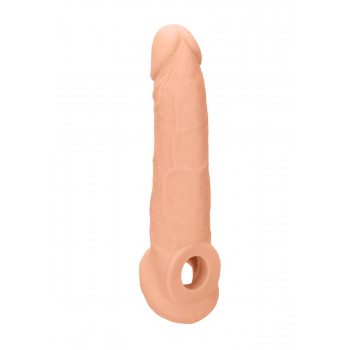Penisforlænger Sleeve 22 cm – RealRock Flesh fra Sadistenstoolbox