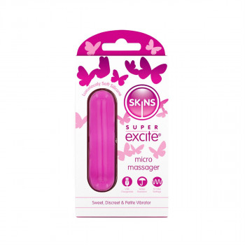 Bullet Vibrator – Skins Super Excite – Genopladelig fra Sadistenstoolbox