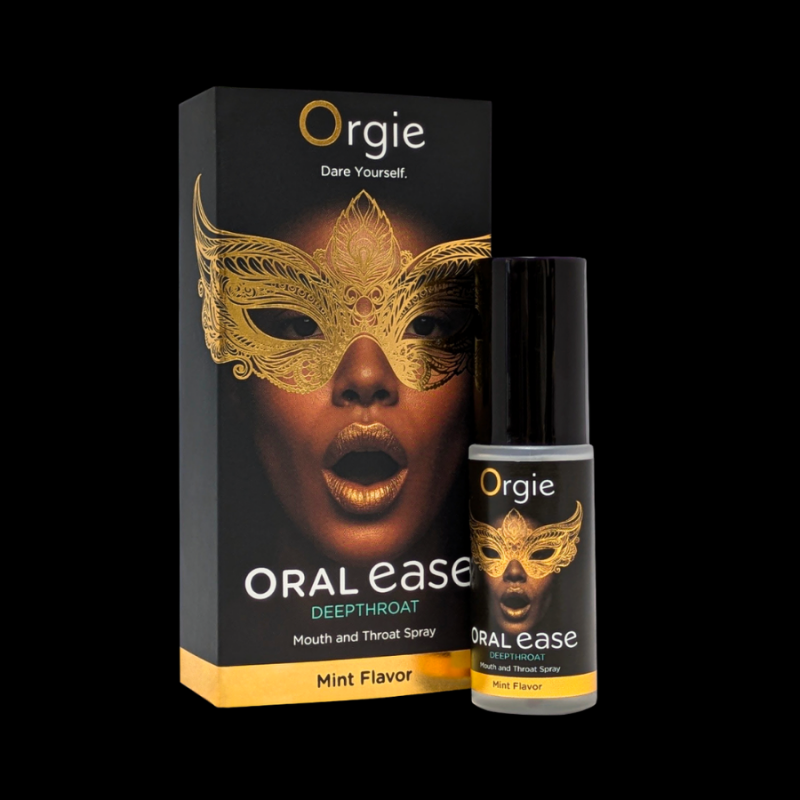 Deepthroat Spray med Mynte – Orgie Oral Ease fra Sadistenstoolbox