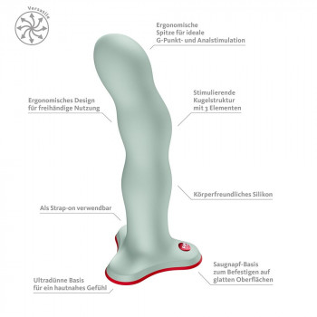 Sugekop Dildo 18,2 cm – Fun Factory BOUNCER fra Sadistenstoolbox