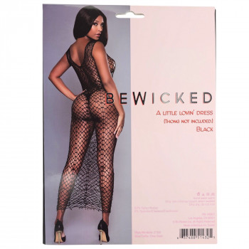 Lang Netkjole – Gennemsigtig Fishnet – Be Wicked fra Sadistenstoolbox