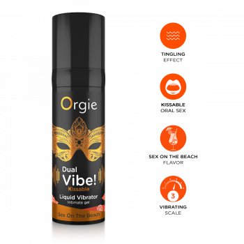 Vibrerende Gel – Orgie Dual Vibe! Liquid Vibrator (Sex on the Beach) fra Sadistenstoolbox