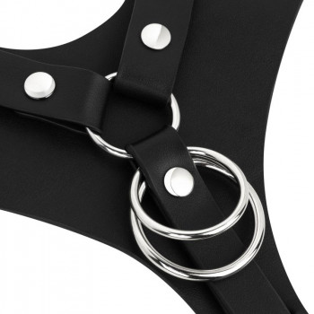 No-Parts Blake Strap-on Harness – Sort – 3 O-Ringe fra Sadistenstoolbox