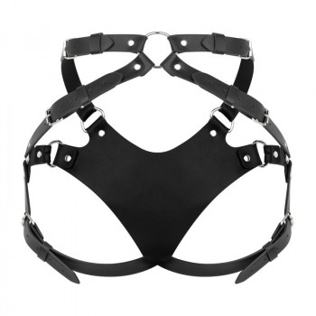 No-Parts Blake Strap-on Harness – Sort – 3 O-Ringe fra Sadistenstoolbox