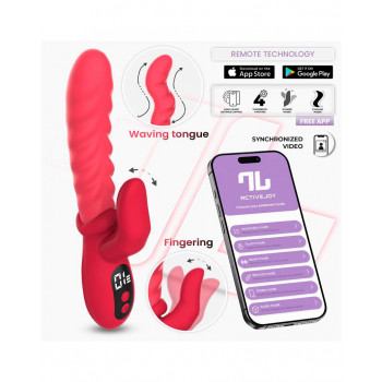 Rabbitvibrator med app – bølge & finger – IntoYou fra Sadistenstoolbox