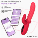 Rabbitvibrator med app – bølge & finger – IntoYou fra Sadistenstoolbox