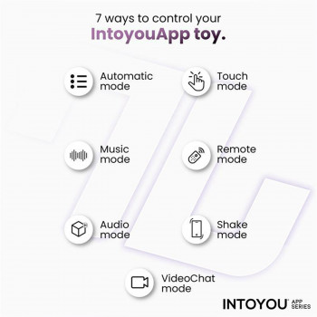 Rabbitvibrator med app – bølge & finger – IntoYou fra Sadistenstoolbox