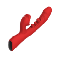 Rabbit Vibrator App-styret – IY Trixy – Rød Tapping fra Sadistenstoolbox