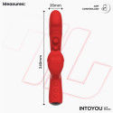 Rabbit Vibrator App-styret – IY Trixy – Rød Tapping fra Sadistenstoolbox