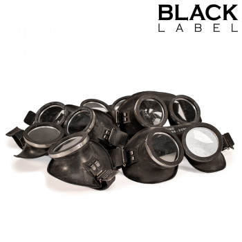 Fetish Briller – Rubber Army Goggles i Gummi fra Sadistenstoolbox
