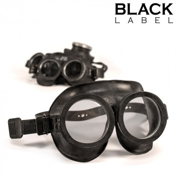 Fetish Briller – Rubber Army Goggles i Gummi fra Sadistenstoolbox