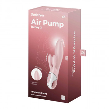 Rabbit Vibrator Oppustelig – Satisfyer Air Pump Bunny 3 fra Sadistenstoolbox