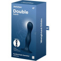 Dildo med Sugefod – Satisfyer Double Ball-R – Mørkeblå fra Sadistenstoolbox