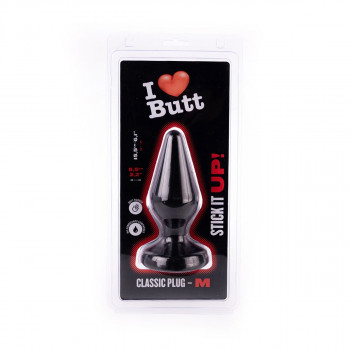 Buttplug 5,5 cm i PVC – I Love Butt Classic Plug M fra Sadistenstoolbox