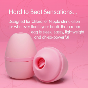Ægvibrator til Klitoris – Skins Minis Scream Egg fra Sadistenstoolbox
