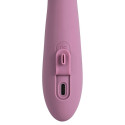 Svakom Trysta Neo app-styret rabbit vibrator i rosa Liquid Silicone med roterende G-punkt kugle