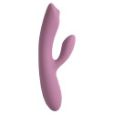 Svakom Trysta Neo app-styret rabbit vibrator i rosa Liquid Silicone med roterende G-punkt kugle