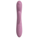 Svakom Trysta Neo app-styret rabbit vibrator i rosa Liquid Silicone med roterende G-punkt kugle