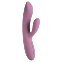Svakom Trysta Neo app-styret rabbit vibrator i rosa Liquid Silicone med roterende G-punkt kugle