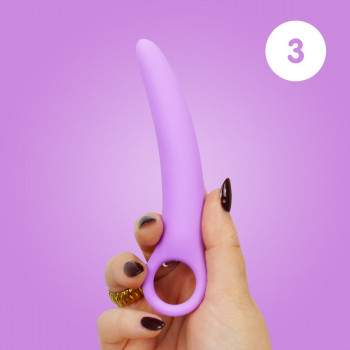Vaginal Dilator Sæt i Silikone – 3 stk. – Skins Care fra Sadistenstoolbox