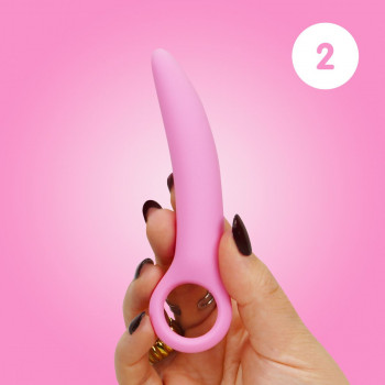 Vaginal Dilator Sæt i Silikone – 3 stk. – Skins Care fra Sadistenstoolbox