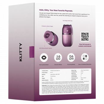 Klitoris Stimulator med Tunge – Klitty – SVAKOM fra Sadistenstoolbox