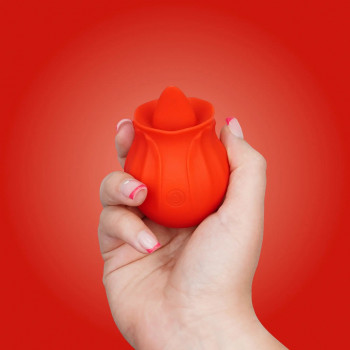 Tunge Vibrator – Rose Lix – Skins Rose Buddies fra Sadistenstoolbox