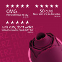 Klitoris Vibrator med Dobbelt Motor – Rose Flutterz fra Sadistenstoolbox