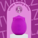 Roterende Vibrator – Rose Twirlz – Skins Rose Buddies fra Sadistenstoolbox