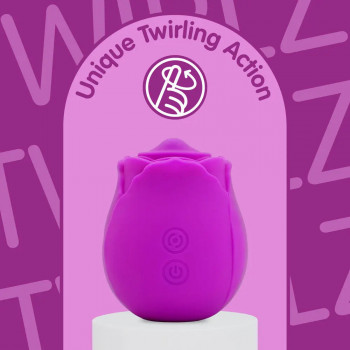 Roterende Vibrator – Rose Twirlz – Skins Rose Buddies fra Sadistenstoolbox