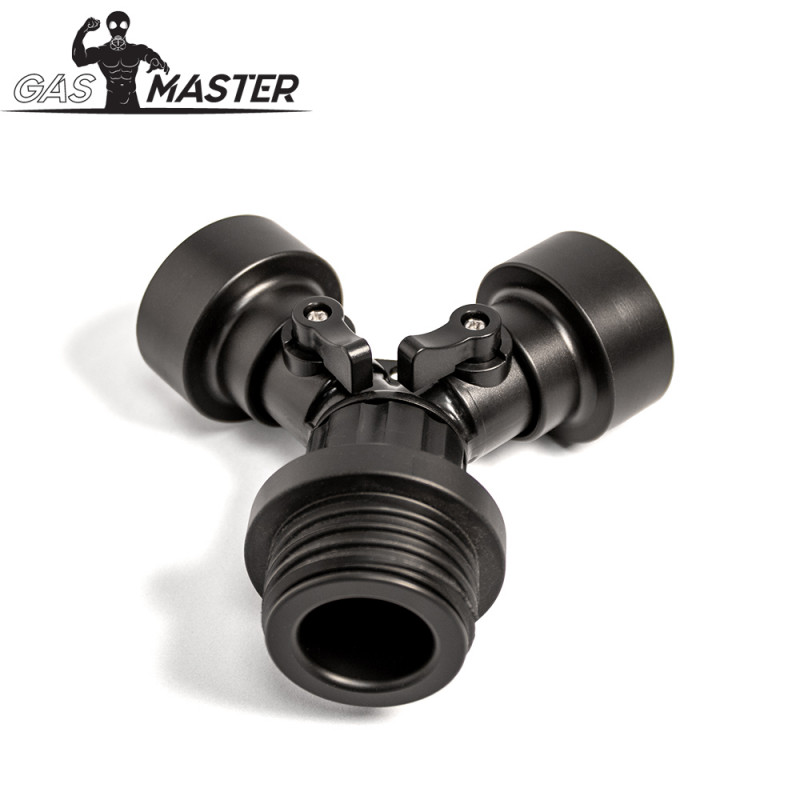 Gasmaske Y-Ventil – Luftvælger – GASMASTER fra Sadistenstoolbox
