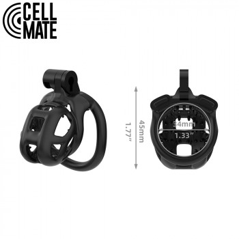 Cellmate Styxx CBT Chastity Bur Sort – Str. 0 fra Sadistenstoolbox