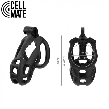 Cellmate Styxx CBT Chastity Bur Sort – Str. 2 fra Sadistenstoolbox