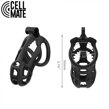 Cellmate Styxx CBT Chastity Bur Sort – Str. 3 fra Sadistenstoolbox