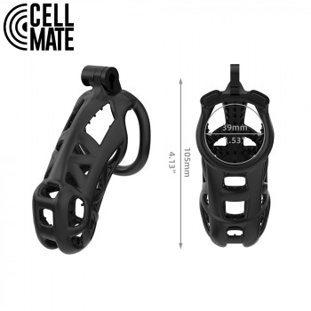 Cellmate Styxx CBT Chastity Bur Sort – Str. 4 fra Sadistenstoolbox