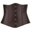 Plus Size Korset – Sort Underbust med Snøring XL-4XL fra Sadistenstoolbox