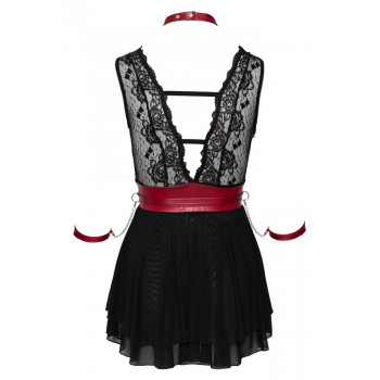 Bondage Babydoll med Manchetter og Halsbånd – Cottelli fra Sadistenstoolbox