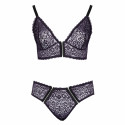 Plus Size Blonde Bralette med Brief Trusse i Lilla fra Sadistenstoolbox