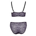 Plus Size Blonde Bralette med Brief Trusse i Lilla fra Sadistenstoolbox