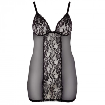 Plus Size Negligé af Nylon og Blonder fra Sadistenstoolbox