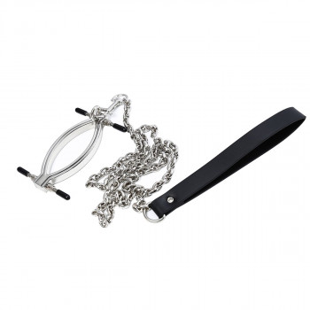 Clit Clamp with leash chain fra Sadistenstoolbox