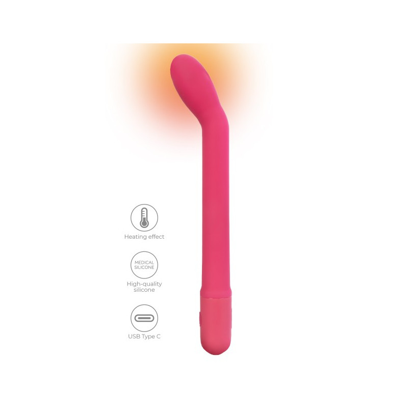 G-punkt Vibrator med Varme Slank Lithea PRO Cerise