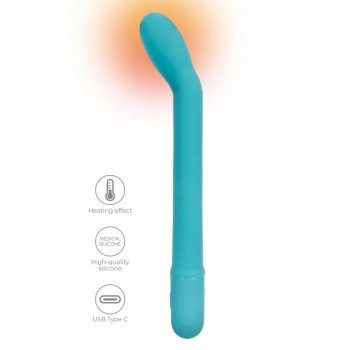 G-punkt Vibrator med Varme – Slank – Lithea PRO Turquoise fra Sadistenstoolbox