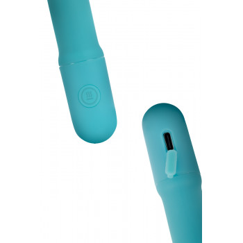G-punkt Vibrator med Varme – Slank – Lithea PRO Turquoise fra Sadistenstoolbox