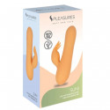 Mini Rabbitvibrator – 14 cm – Soft & Cute SUNI Peach fra Sadistenstoolbox
