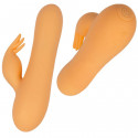 Mini Rabbitvibrator – 14 cm – Soft & Cute SUNI Peach fra Sadistenstoolbox