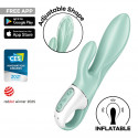 Satisfyer Air Pump Bunny 5+ – Oppustelig rabbitvibrator med app fra Sadistenstoolbox