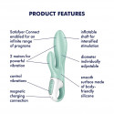 Satisfyer Air Pump Bunny 5+ – Oppustelig rabbitvibrator med app fra Sadistenstoolbox